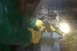 清远消防水池堵漏施工视频